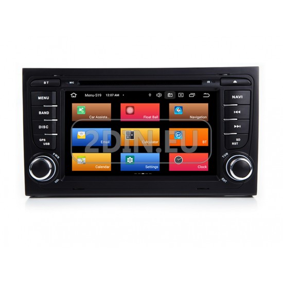 AUDI A4 - МУЛТИМЕДИЯ / Навигация Android CPU:8-CORE, RAM:2GB DVD + CARPLAY + DSP